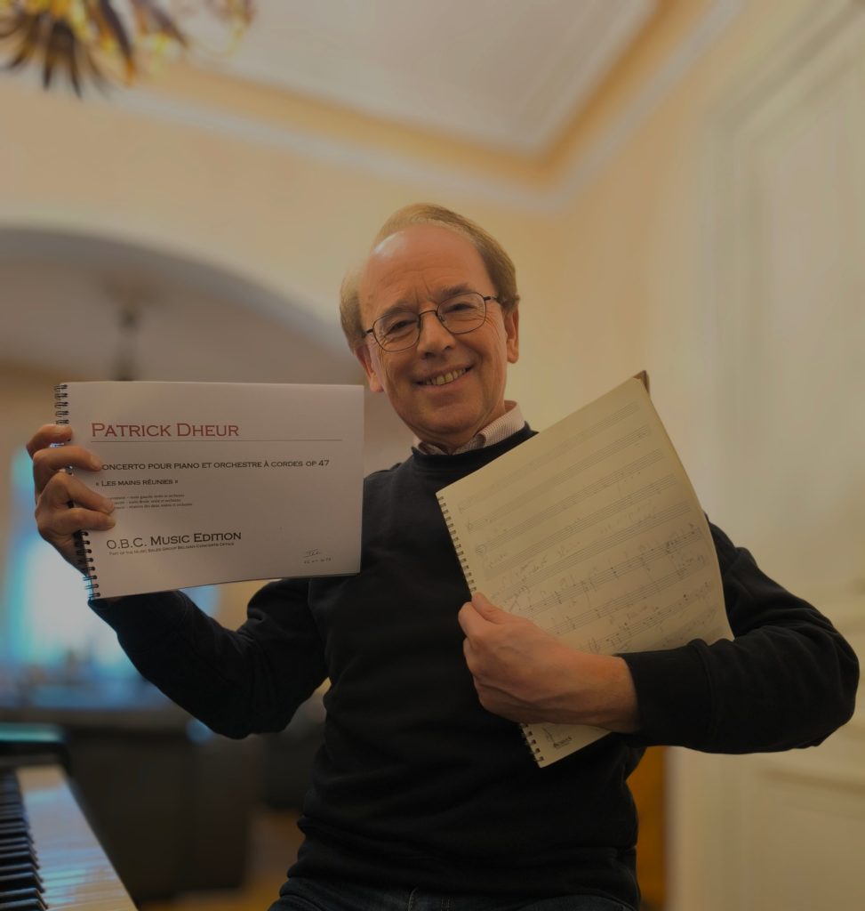 Patrick Dheur compositeur concerto op 47 Concerto pour piano "les mains réunies" op 47 de Parick DHEUR création 2026