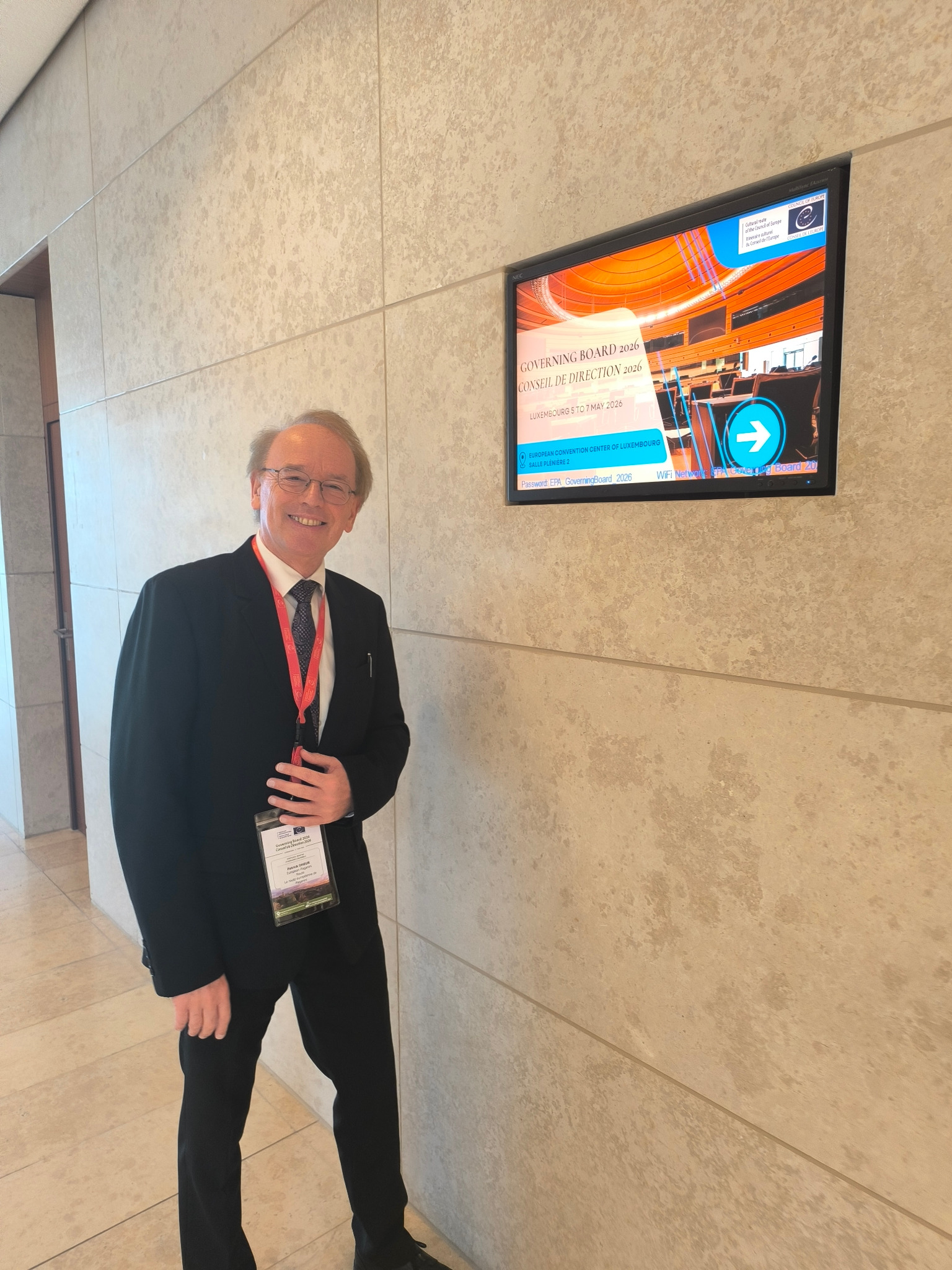 Patrick Dheur au Conseil de l’Europe en mai 2026