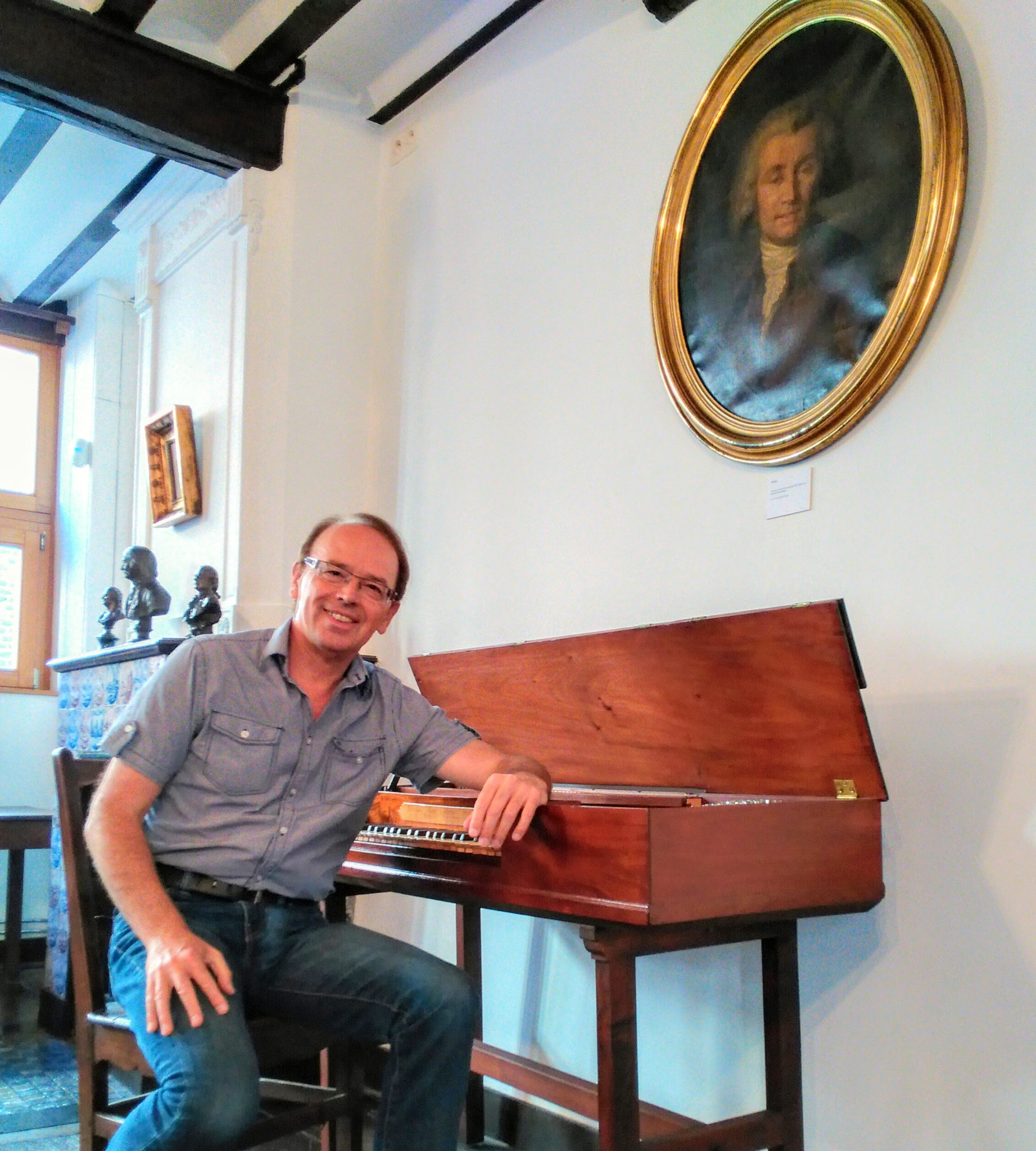 Patrick Dheur au pianoforte de Grétry