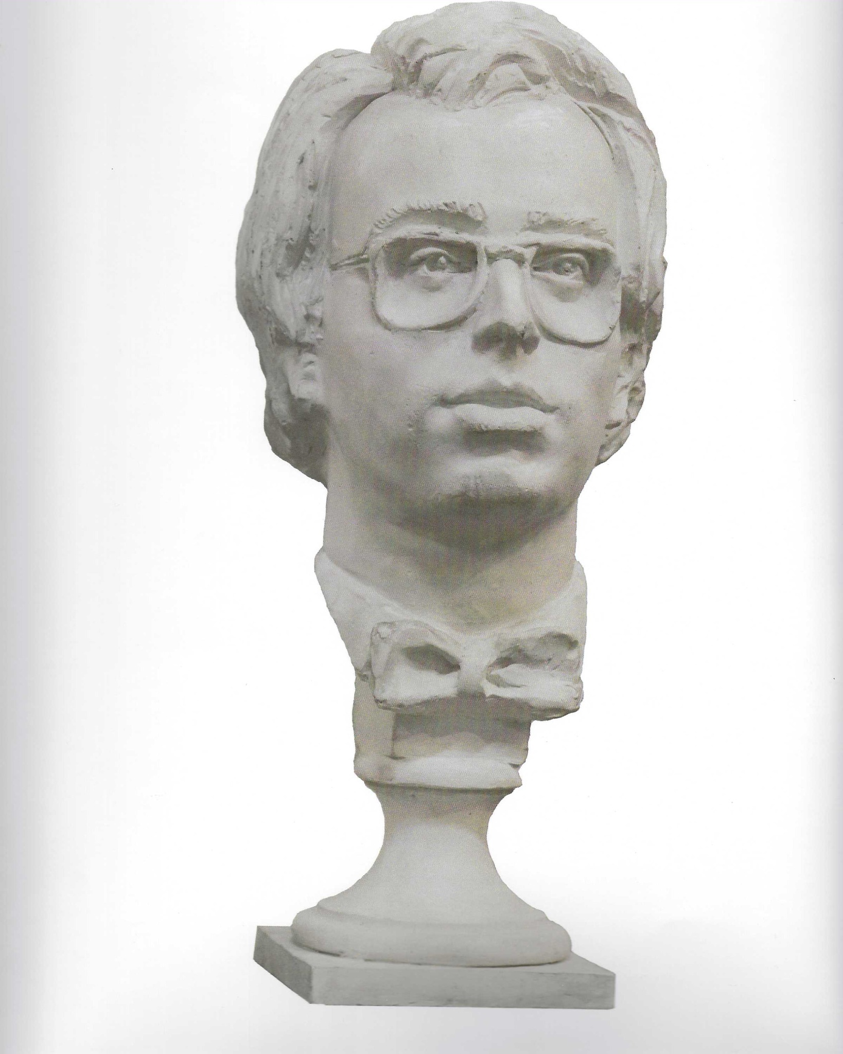 Portrait sculpté de Patrick Dheur par Alexandre Bourganov en 1996